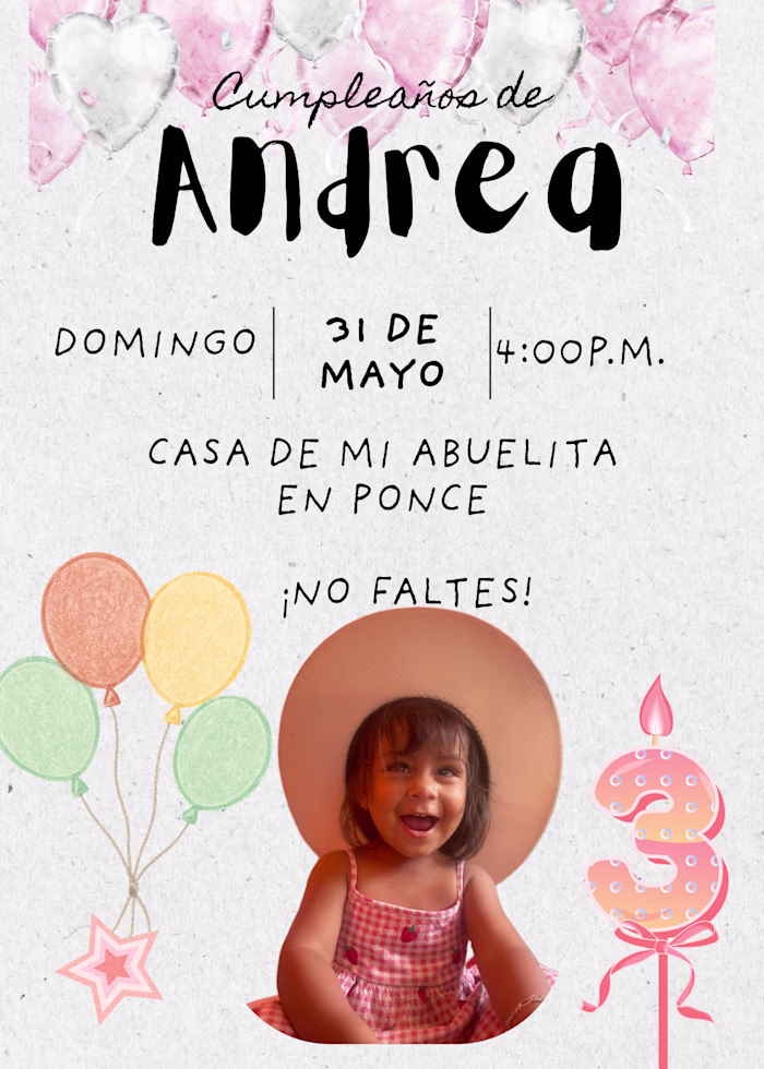 birthday invitation desing 