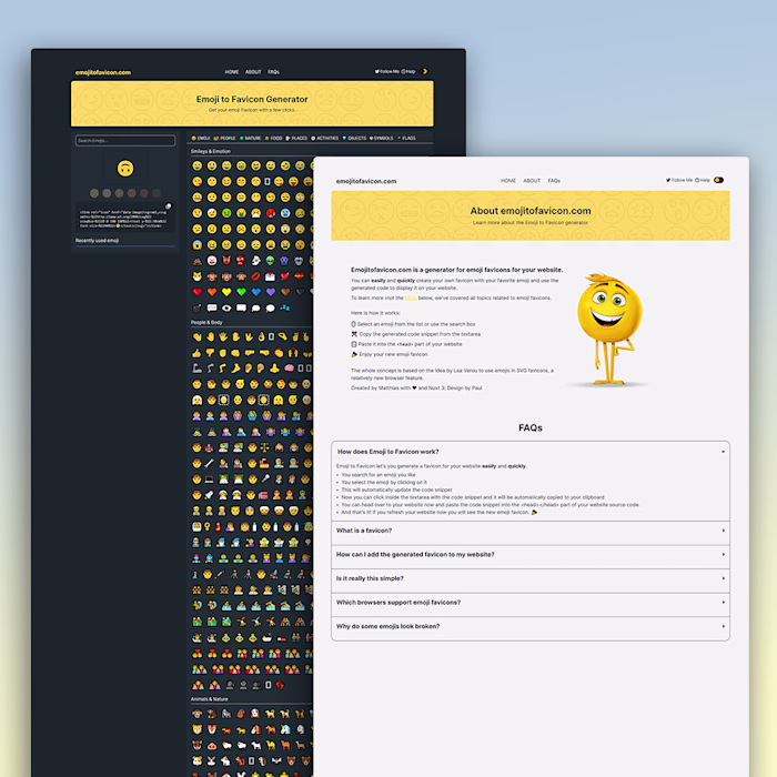 Emoji To Favicon