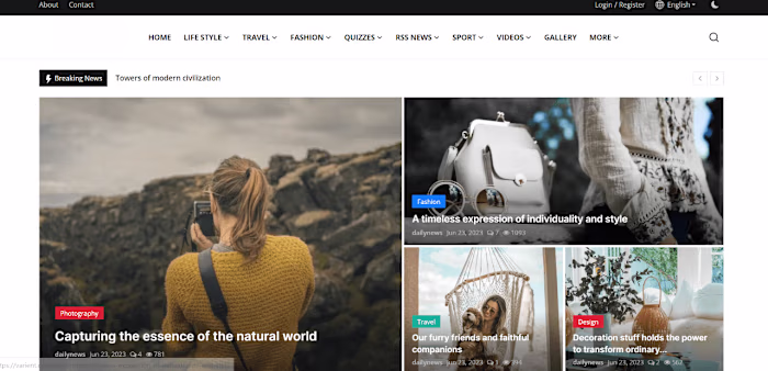 Multi-Purpose News and Magazine Script
