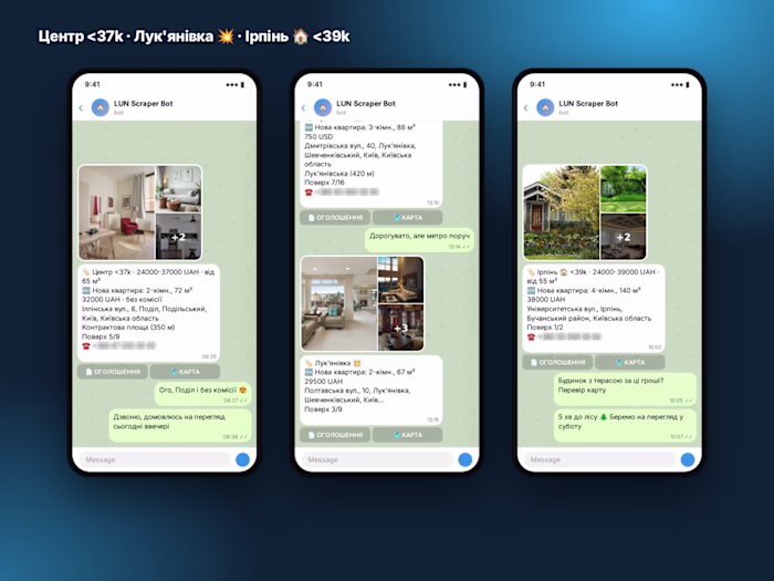 LUN Scraper Bot — Telegram bot · web scraper