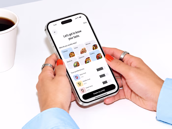 AI Taste Preference & Food Matching – Mobile App