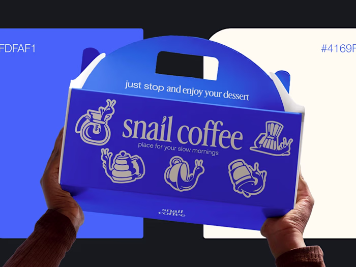 Modern Café Brand Identity & Packaging Design