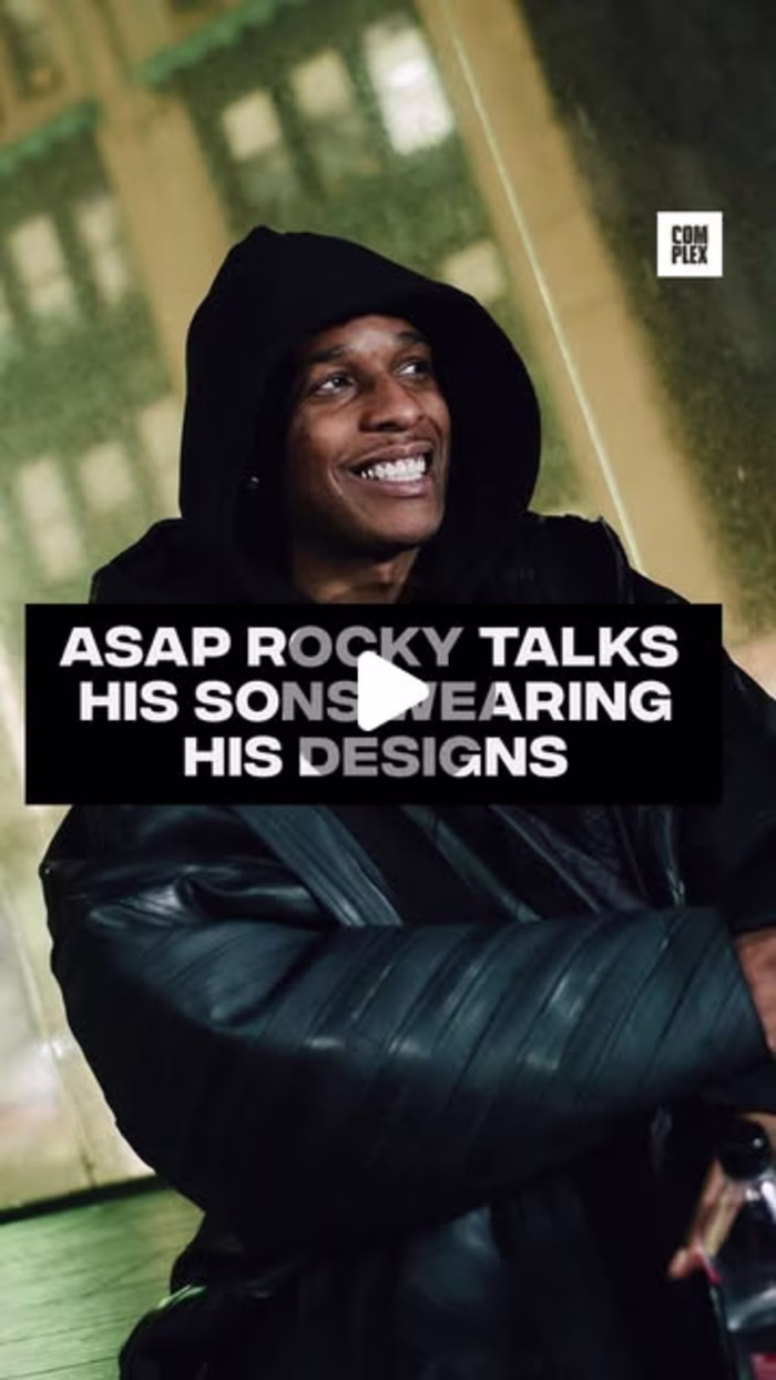 @asaprocky is keeping his youngins..