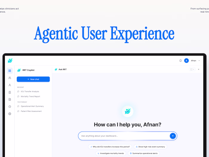 An Agentic UX Case Study for Hospital Rapid Response