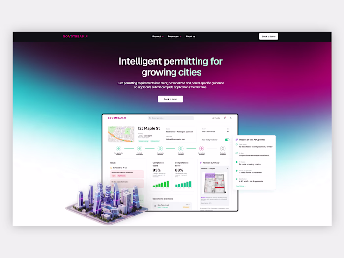 Government Permitting Platform - Govstream.ai