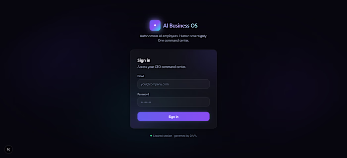 AI Business OS — CEO Command Center for AI Employees