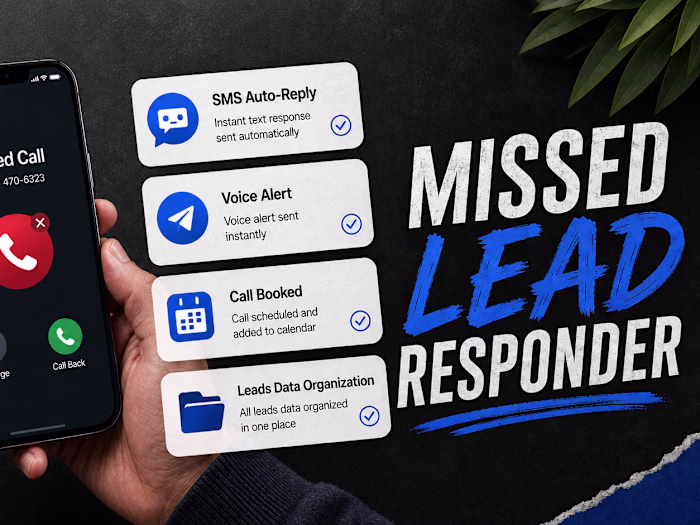 Missed Call Lead Responder