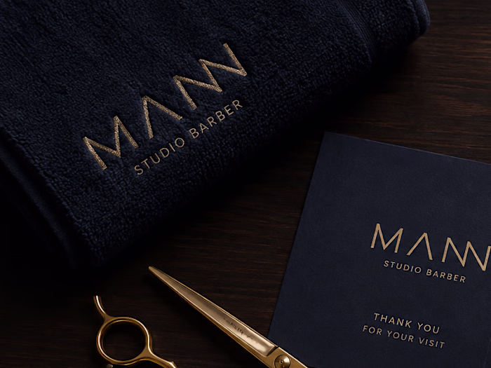 MANN — Logo Design for a Men's Barber Studio