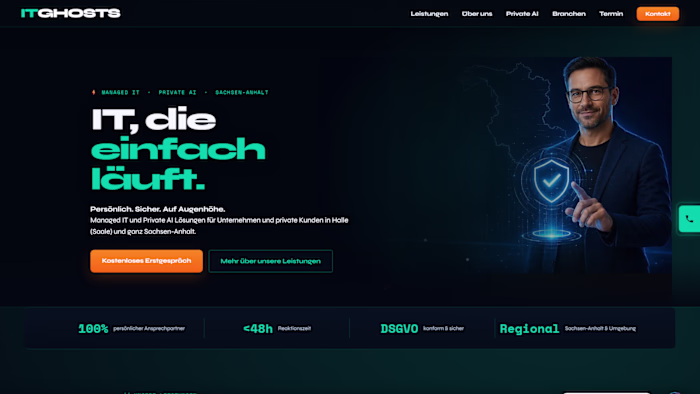 Ghosti – Self-hosted AI Assistant for a Company Website