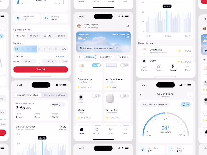 Smart Home Mobile App Design