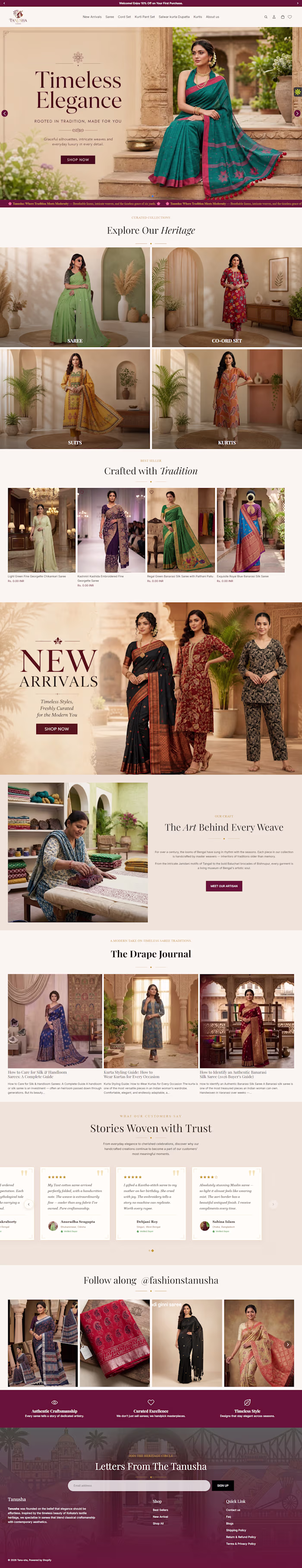 Just wrapped up Tanusha Fashions—