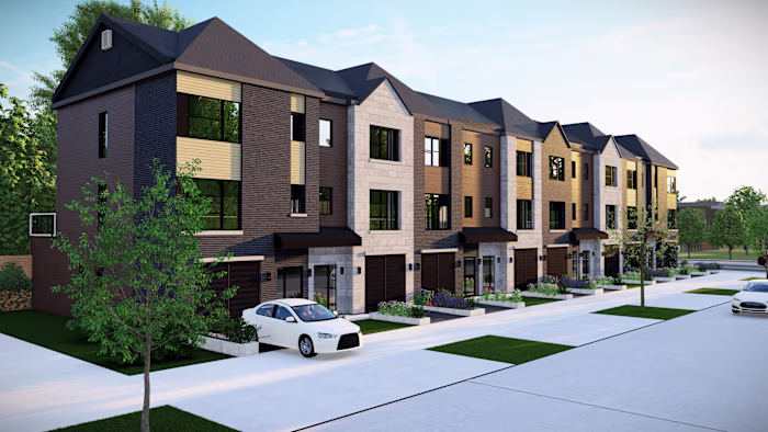 Row House in Canada