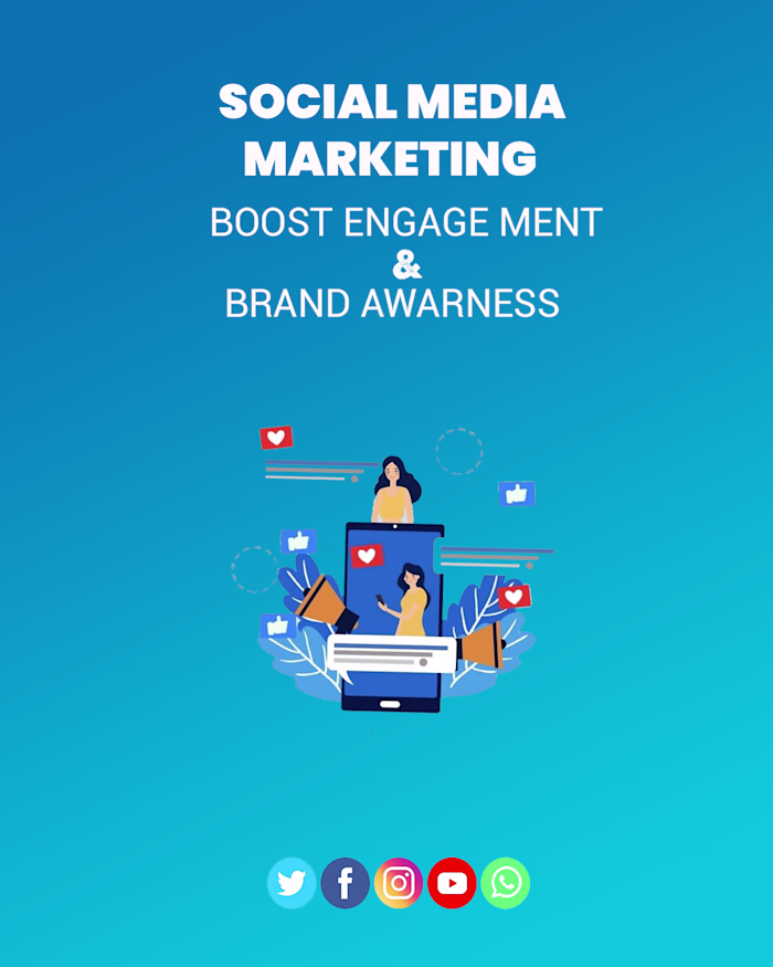 Make poster for Social media Marketing