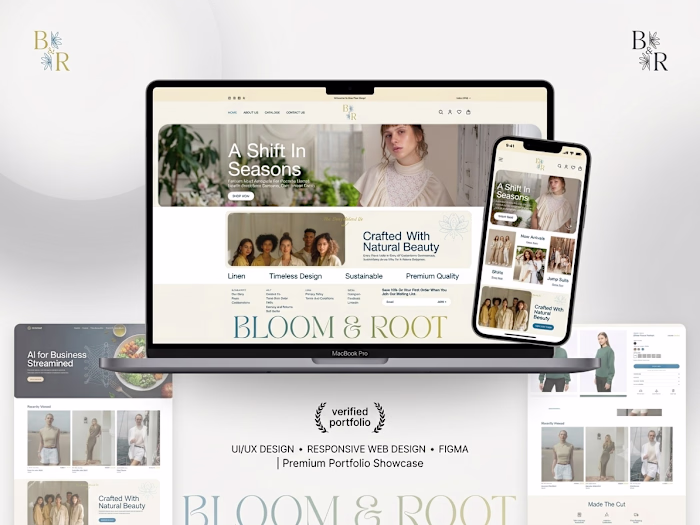 Bloom & Root — Premium Fashion E-Commerce Experience
