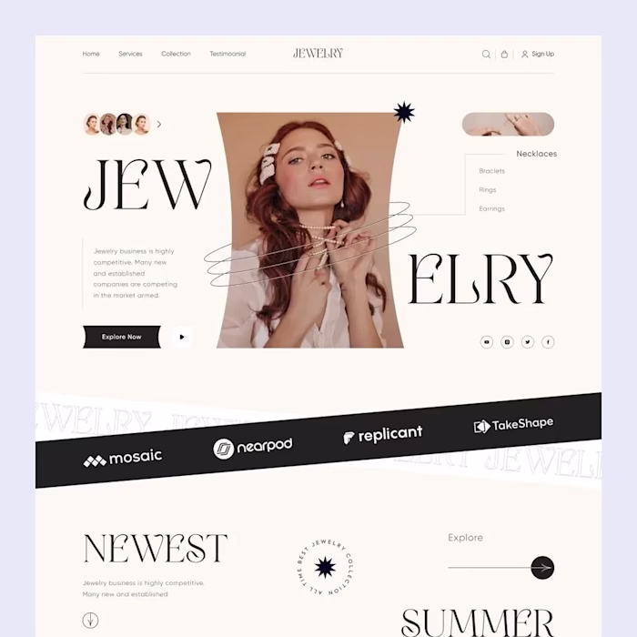 Skincare Brand Landing Page