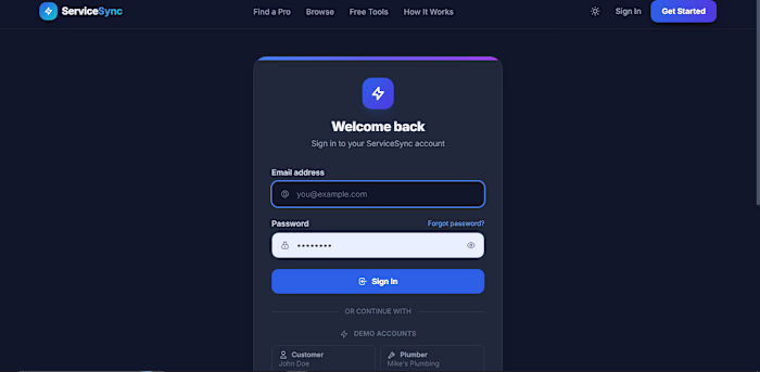 Developed an AI-powered home-service marketplace