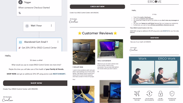 Email Marketing Automation in Klaviyo for E-commerce Brand