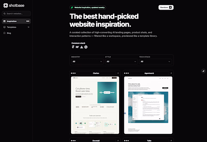 Hey guys! I just launched Shotbase.website