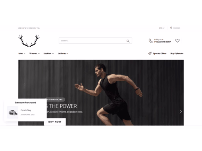 Splendor Tex Website