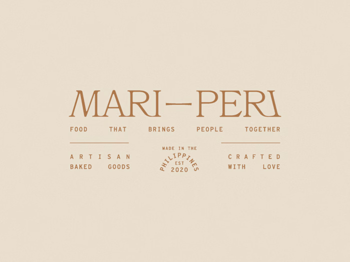Brand Identity for Mari-Peri Bakery
