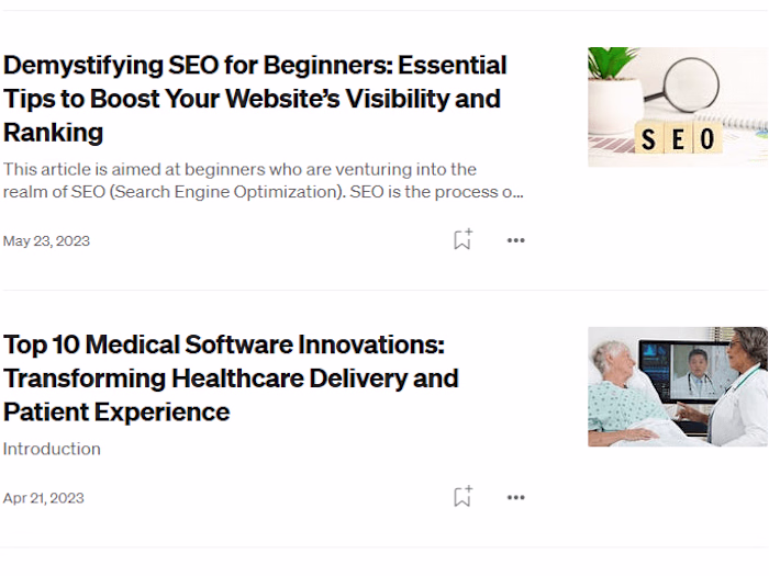 Medium and Hubpages Publications