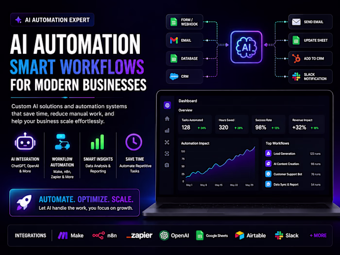 Custom AI automation system designed