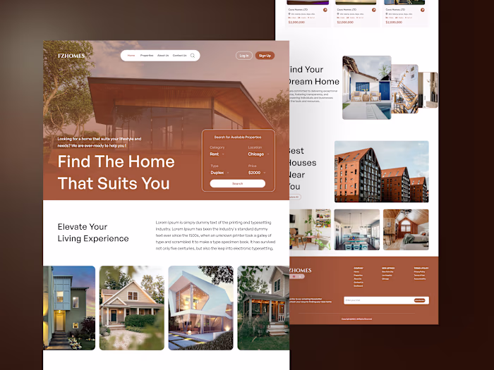 FZ Homes Website