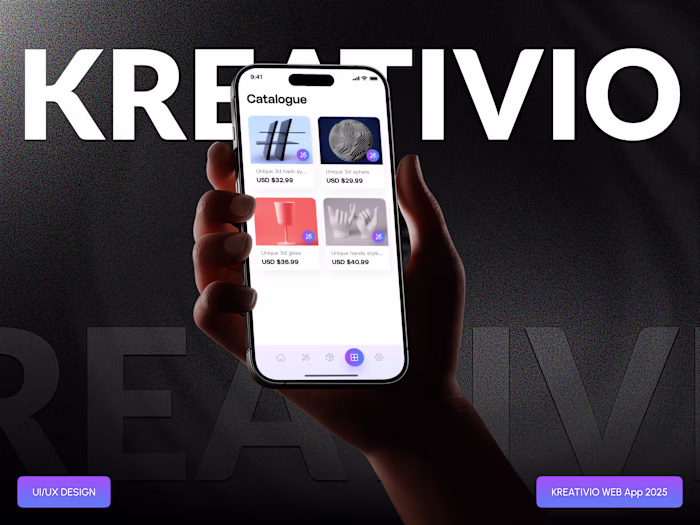 Kreativio is a modern marketplace