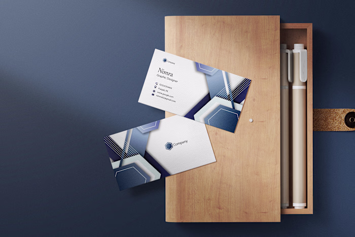 modern minimilstic business card design