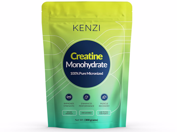 Creatine Monohydrate Pouch Packaging Design