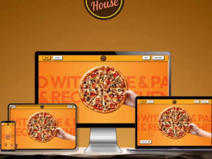 3d animated landing page slice