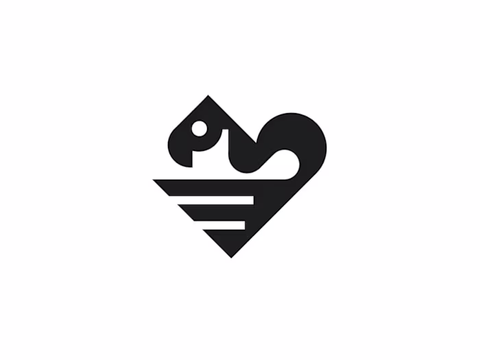 Parrot Parakeet Modern Bird Logo