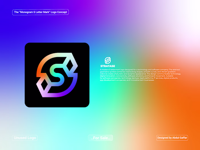 A modern S lettermark logo