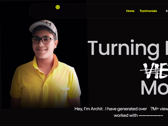 ARCHIT | VIDEO EDITOR