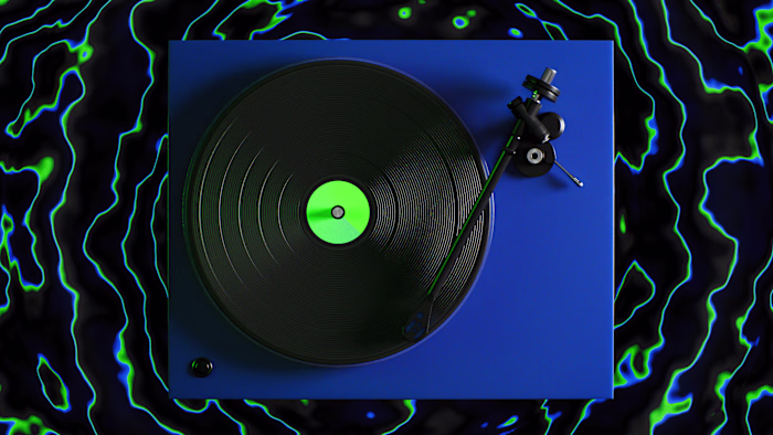 CD Vinyl Player - Product Visualization