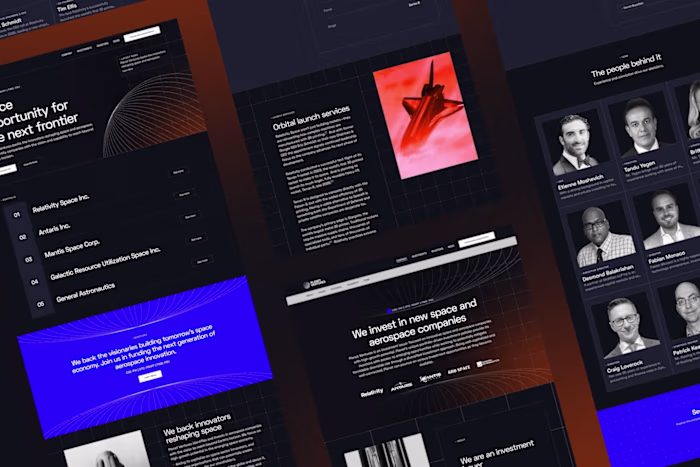 Planet Ventures - Branding & Webflow site