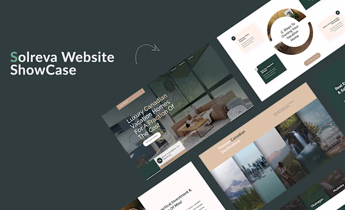 Solreva Luxury Vacation Homes UI/UX Website Design Project