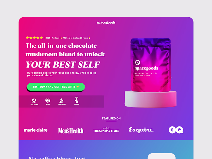 Shopify Revamp & Brand Optimization for Spacegoods