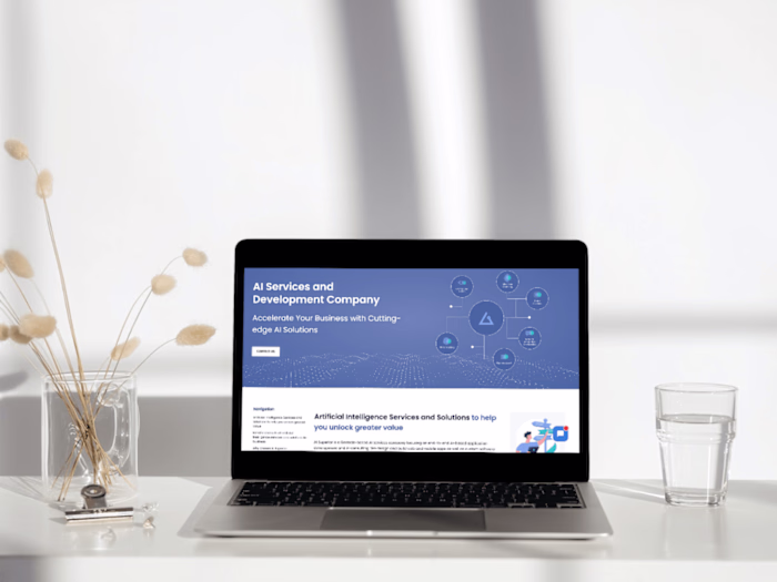 Landing pages for AI Superior - An AI development company