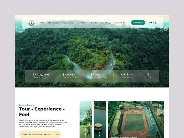 Enugu State E-governance Website