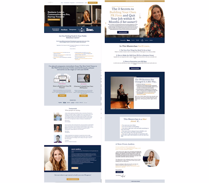 Kajabi Website & Funnel Design