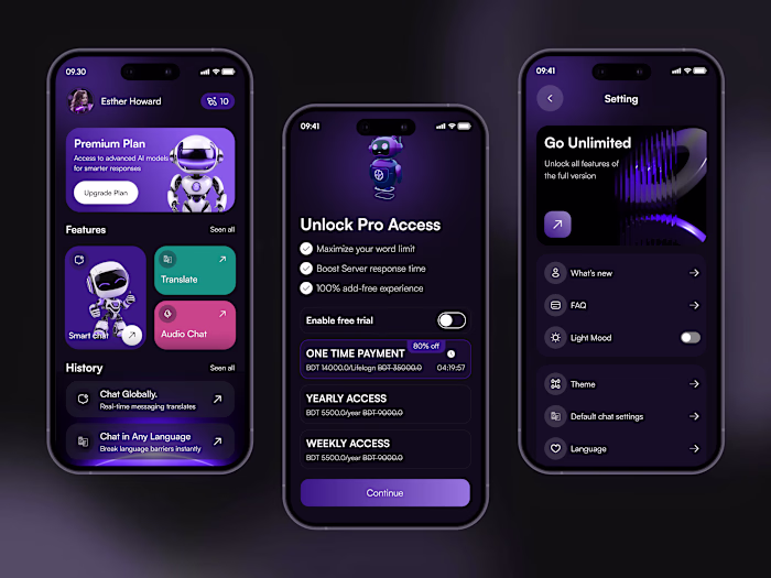 AI Artificial Intelligence Voice Command Mobile App