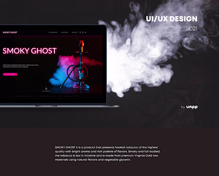Hookah website design and development