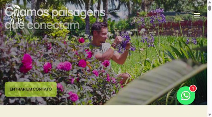 Joao Paulo Paisagismo: Framer website