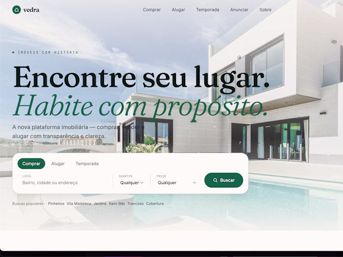 Vedra is a modern web