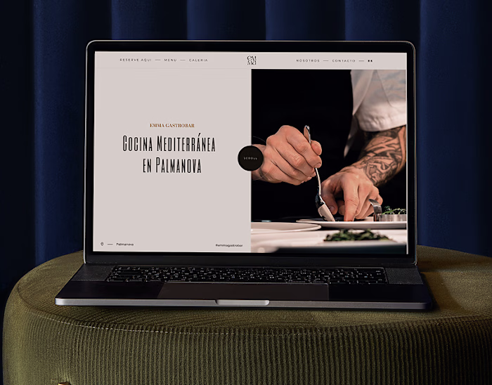 Site vitrine restaurant - gastrobar-emma.es