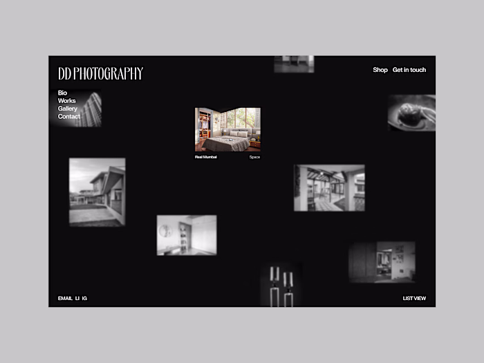 The DD Photography website redesign was created for ProtoTho...