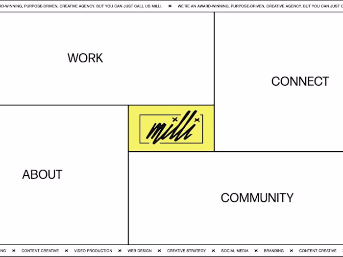 Milli Agency Website