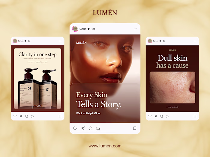 Lumén Social Media Kit Design