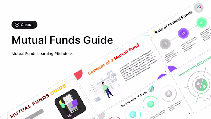 Pitch deck Presentation for Mutual Funds Guide